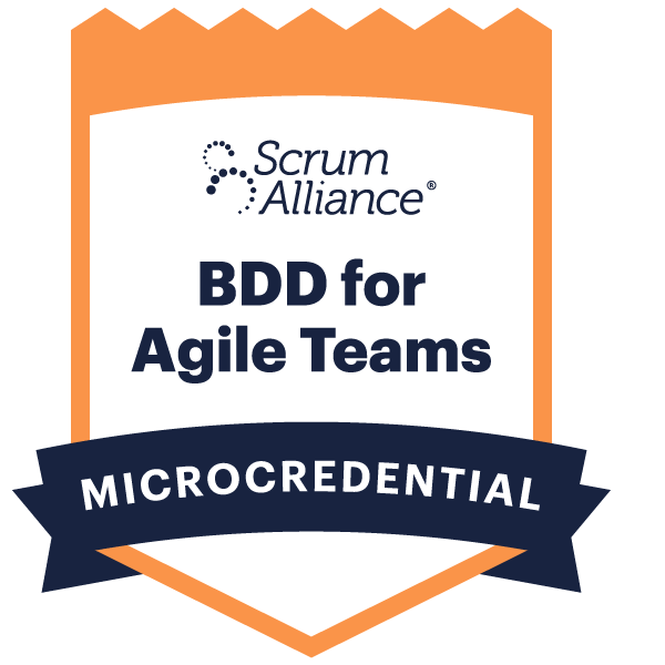 Scrum Alliance BDD Certification Badges