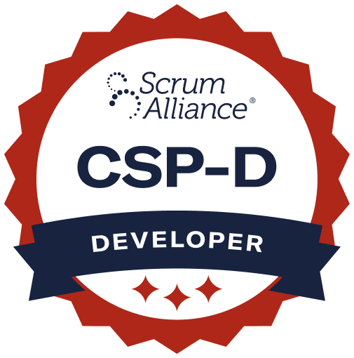 Scrum Alliance CAL-1 Certification Badges
